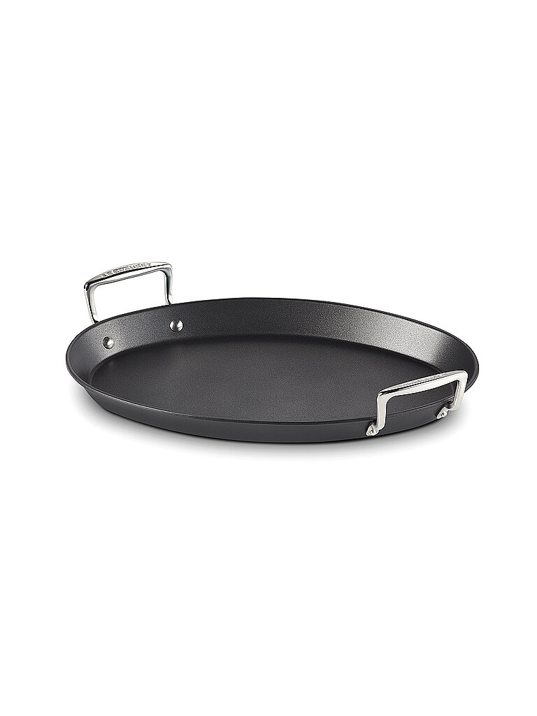 LE CREUSET Aluminium-Antihaft ovale Pfanne 40cm/2l Schwarz schwarz baby 2